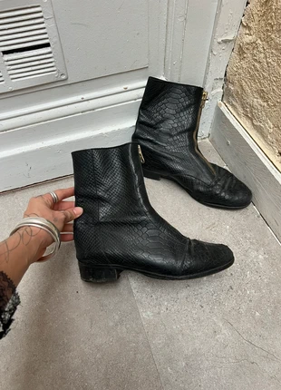 Heimstone ankle leather black boots vintage, marque: Heimstone, état: Bon état, taille: 39, 88,00 €, 93,10 € Protection acheteurs incluse
