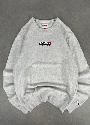 Sweat Tommy Hilfiger jeans homme gris floqué et brodé gris taille S, brand: Tommy Hilfiger, condizioni: Buone, taglia: S, €13.00, €14.35 include la Protezione acquisti Pro