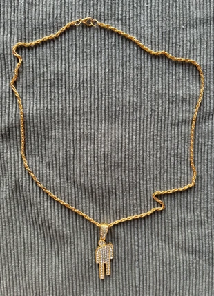 Gouden Billie Eilish Blohsh ketting, merk: Billie Eilish, staat: Goed, € 7,99, € 9,09 inclusief Kopersbescherming