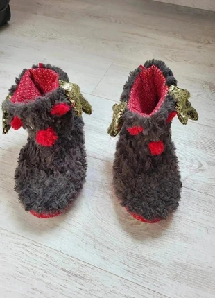 Chaussons renne de Noël 🎄, marque: In Extenso, état: Bon état, taille: 39, 10,99 €, 12,24 € Protection acheteurs incluse