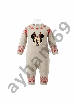 Combinaison Disney Laine Grenouillère Tricot Mickey 12-18M, brand: Primark, condizioni: Ottime, taglia: 12-18 mesi / 80 cm, €10.00, €11.20 include la Protezione acquisti
