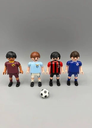 Playmobil 4 footballeur série à Italie carrefour Squadra Lazio Milan Roma Fiorentina avec ballon, marque: Playmobil, état: Très bon état, taille: Taille unique, 10,00 €, 11,20 € Protection acheteurs (Pro) incluse