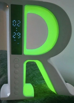 Big R Lamp, Fast 15W Wireless Charger, Bluetooth Sound System & Alarm Clock -Bargain!, condition: New with tags, £28.50, £30.63 includes Buyer Protection