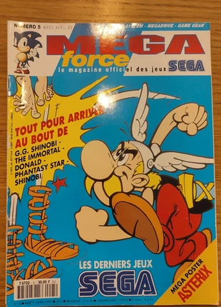 Sega Megaforce numéro 5 Mars Avril 1992, état: Bon état, 20,00 €, 21,70 € Protection acheteurs incluse