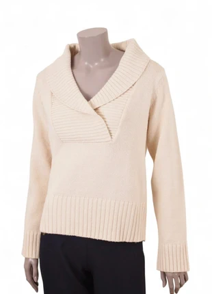 Pull col châle Phildar – écru en maille épaisse – taille L, marke: Phildar, zustand: Sehr gut, größe: L / 40 / 12, 13,00 €, 14,35 € inklusive Vinted-Käuferschutz