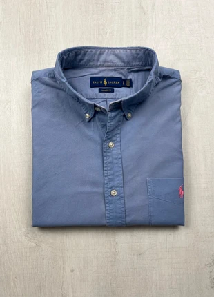 Chemise Ralph Lauren homme blanche unie – Coupe Custom Fit – Taille L, brand: Ralph Lauren, condizioni: Ottime, taglia: L, €35.00, €37.45 include la Protezione acquisti Pro