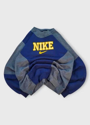 Nike Sweatshirt Marine / Gris Taille L - Y2K Vintage USA Retro Boxy Baggy, merk: Nike, staat: Heel goed, maat: L, € 32,90, € 35,25 inclusief Kopersbescherming