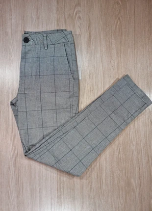 Pantalon Bizzbee homme 34 carreaux prince-de-galles slim city casual élégant, merk: Bizzbee, staat: Heel goed, maat: W24 | FR 34, € 9,00, € 10,15 inclusief Kopersbescherming