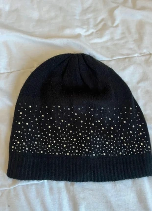 Bonnet noir à strass Morgan, marca: Morgan, estado: Muy bueno, tamaño: Talla única, 4,00 €, 4,90 € Protección al comprador incluida
