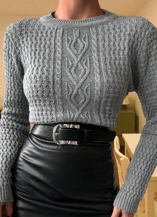 Pull Tricot Col Rond Maille Texturée Unicolore Manches Longues - Gris T. S, marca: Belle d’Azur, estado: Muy bueno, tamaño: S / 36 / 8, 35,00 €, 37,45 € Protección al comprador Pro incluida
