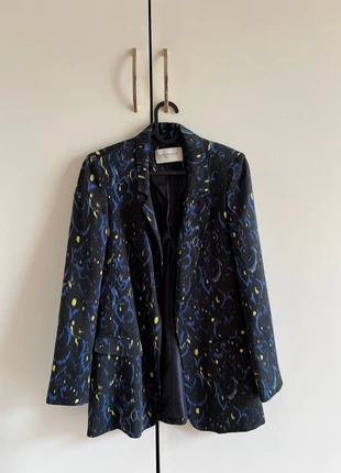 veste bleu imprimé promod, marque: Promod, état: Neuf sans étiquette, taille: XS / 34 / 6, 8,00 €, 9,10 € Protection acheteurs incluse