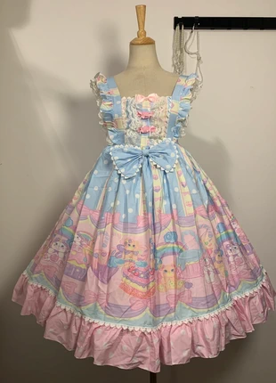 Sweet Pastel Fairycore Lolita Dress, marque: Lolita, état: Très bon état, taille: Taille unique, 34,99 €, 37,44 € Protection acheteurs incluse