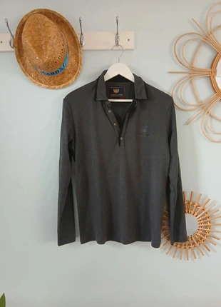 Polo manches longues gris anthracite homme taille M, marque: Benson & Cherry, état: Bon état, taille: M, 8,99 €, 10,14 € Protection acheteurs incluse