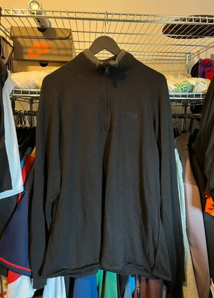 The North Face Zwarte Quarter Zip Trui – Unisex / Warm / Outdoor & Streetwear, marca: The North Face, estado: Bueno, tamaño: L, 15,00 €, 16,45 € Protección al comprador incluida