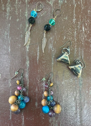 Lote pendientes artesanos bogo, marque: Artesania, état: Très bon état, 4,20 €, 5,11 € Protection acheteurs incluse