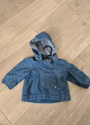 Veste en jean à capuche – Vertbaudet - 6 mois, brand: Vertbaudet, condition: Very good, size: 3-6 months / 62 cm, €7.00, €8.05 includes Buyer Protection