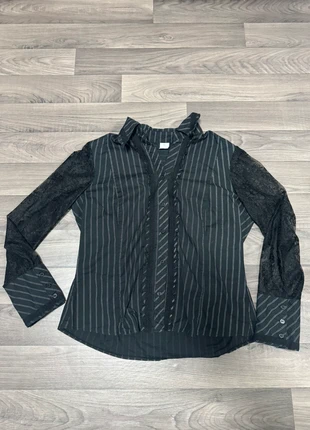Chemise bi matière dentelle, brand: M&S Mode, condizioni: Ottime, taglia: XXL / IT 48 / EU 44, €12.00, €13.30 include la Protezione acquisti