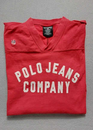 polo jeans company ralph lauren vintage t shirt rouge, marque: Ralph Lauren, état: Très bon état, taille: M, 59,00 €, 62,65 € Protection acheteurs incluse