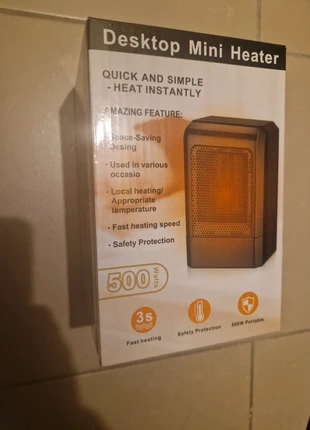 Mini chauffage électrique neuf, condizioni: Nuovo con cartellino, €15.00, €16.45 include la Protezione acquisti