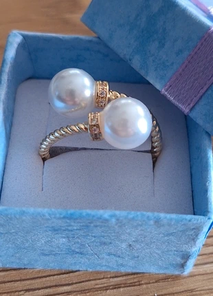 Très jolie bague dorée perles fantaisies ajustable, brand: annalirva, condizioni: Nuovo senza cartellino, taglia: Regolabile, €5.50, €6.48 include la Protezione acquisti