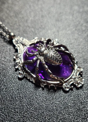 Collier pierre et araignée style gothique, merk: Punk, staat: Nieuw zonder prijskaartje, € 8,00, € 9,10 inclusief Kopersbescherming