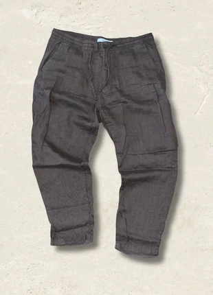 Pantalon fluide en lin - Celio - Taille 48 - Marron, brand: Celio, condition: Very good, size: W38, €6.00, €7.00 includes Buyer Protection