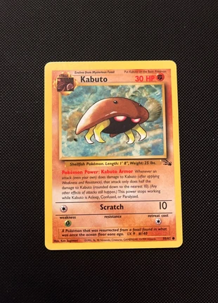 Kabuto 50/62 pokemonkaart, merk: Pokémon, staat: Heel goed, € 1,50, € 2,28 inclusief Kopersbescherming