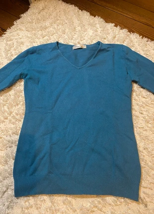 pull bleu canard col v, marque: Damod, état: Neuf sans étiquette, taille: S / 36 / 8, 7,00 €, 8,05 € Protection acheteurs incluse