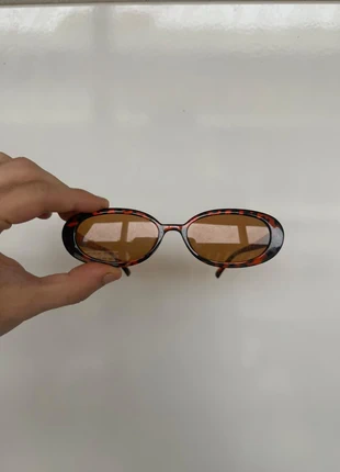 🤎 Vintage Leopard Oval Sunglasses 🐆 Retro 90s Aesthetic Brown Lenses 🤎, merk: Vintage Dressing, staat: Heel goed, € 13,00, € 14,35 inclusief Kopersbescherming