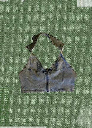 top décolleté jean, marque: Vintage Dressing, état: Très bon état, taille: M / 38 / 10, 8,50 €, 9,63 € Protection acheteurs incluse