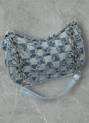 Sac À Main Femme Bleu Très Bon État Vintage Casual Streetwear y2k - Taille Unique, marque: Vintage, état: Très bon état, 20,00 €, 21,70 € Protection acheteurs incluse