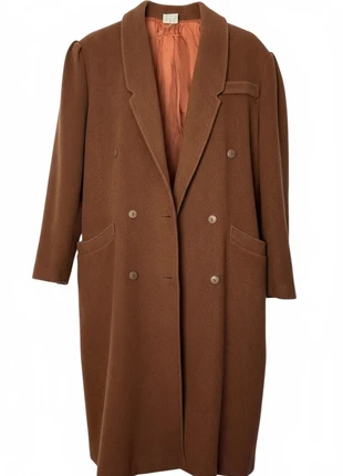 Manteau long vintage marron glacé - laine (T38), brand: Vintage Dressing, condition: Very good, size: M / 38 / 10, €25.00, €26.95 includes Buyer Protection