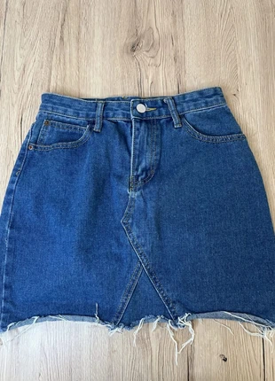 Jupe en denim femme taille S tendance, brand: Boutique Parisienne, condition: Very good, size: S / 36 / 8, €13.00, €14.35 includes Buyer Protection