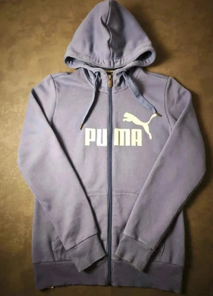 Sweat à capuche Puma Femme - Violet Logo Blanc - Taille S, merk: Puma, staat: Goed, maat: S / 36 / 8, € 22,00, € 23,80 inclusief Kopersbescherming