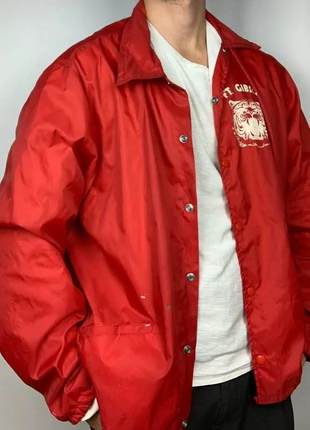 Veste Rouge Sport Gibson USA Vintage, marque: Vintage Dressing, état: Satisfaisant, taille: M, 10,00 €, 11,20 € Protection acheteurs (Pro) incluse