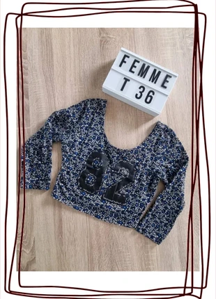 🍂 Top court taille 36 / S 🍂, marque: Jennyfer, état: Très bon état, taille: S / 36 / 8, 10,00 €, 11,20 € Protection acheteurs incluse