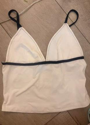 Y2K navy blue n white cami top, brand: y2k, condition: Very good, size: XS / UK 4-6, £8.99, £10.14 includes Buyer Protection