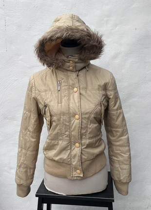 Vintage Beige Puffer Coat with Faux Fur Hood – Size L, marque: Vintage Dressing, état: Très bon état, taille: L / 40 / 12, 34,99 €, 37,44 € Protection acheteurs incluse