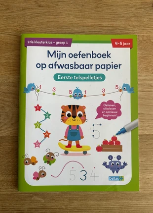 Deltas Eerste Telspelletjes/Oefenboek op afwasbaar papier, marque: DELTAS, état: Neuf avec étiquette, taille: 5 ans / 110 cm, 5,00 €, 5,95 € Protection acheteurs incluse