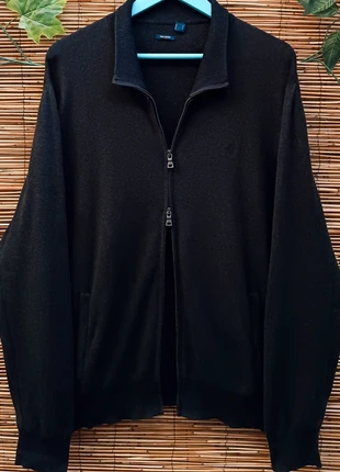 Ralph Lauren Men' s Cárdigan Classic Style Dark Grey Full Zip Sweater, marque: Ralph Lauren, état: Très bon état, taille: XL, 34,00 €, 36,40 € Protection acheteurs incluse