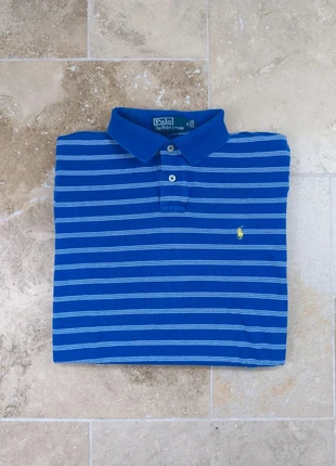 Polo Ralph Lauren homme custom fit M bleu a rayures blanches logo jaune, marke: Ralph Lauren, zustand: Sehr gut, größe: M, 24,99 €, 26,94 € beinhaltet Vinted-Käuferschutz Pro