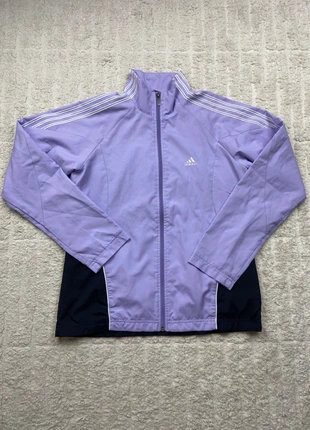 Trackjacket femme Adidas vintage violet et noir logo brodé - taille L (40), marca: adidas, estado: Muito bom, tamanho: L / 40 / 12, €22.00, €23.80 inclui Proteção do Comprador