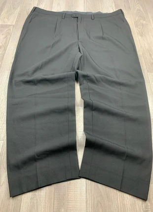 Pantalon de costume gris noir W46 coupe droite larges baggy loose straight vintage y2k, marque: Vintage Dressing, état: Très bon état, taille: W46 | FR 56, 11,99 €, 13,29 € Protection acheteurs (Pro) incluse