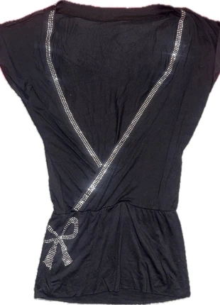 Vintage black bow top tight waist band, condition: Very good, size: S / UK 8-10, £20.00, £21.70 includes Buyer Protection