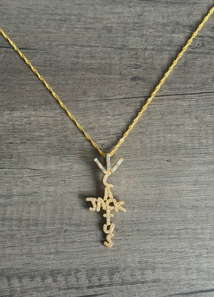 Chaîne Collier Gold Style Travis Scott Cactus Jack, marque: CHROME, état: Très bon état, 11,90 €, 13,20 € Protection acheteurs incluse