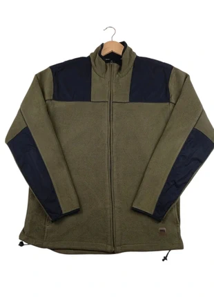 Veste polaire zippée IZOD PerformX verte kaki et noire bi matière homme- Taille L, merk: IZOD, staat: Heel goed, maat: L, € 20,00, € 21,70 inclusief Kopersbescherming Pro