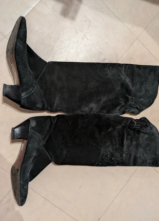Bottes noires, condition: Good, size: 39, €3.00, €3.85 includes Buyer Protection