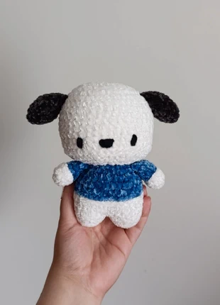 Pochacco amigurumi - hello Kitty crochet, merk: Fait Main, staat: Nieuw met prijskaartje, € 13,90, € 15,30 inclusief Kopersbescherming