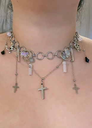 Stainless Steel Cross Necklace, Minimalist Modern Style, brand: Timeless, condizioni: Ottime, €12.00, €13.30 include la Protezione acquisti