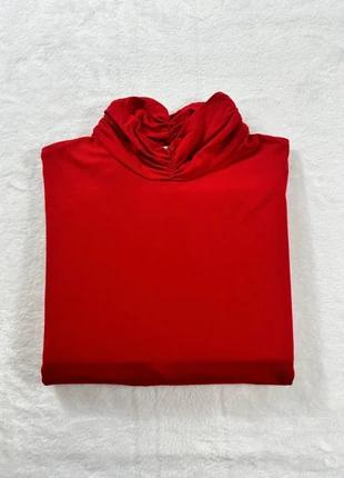 Pull sweat col roulé uni Marie Claire - Taille L Femme - Rouge, brand: Marie Claire, condizioni: Ottime, taglia: L / IT 44 / EU 40, €6.00, €7.00 include la Protezione acquisti